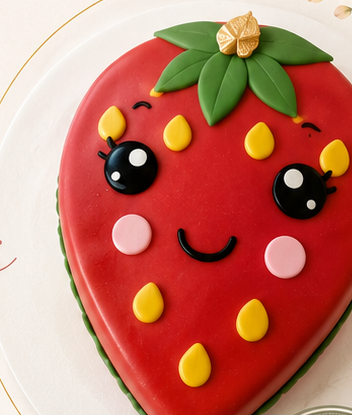 Sweet Little Things by Sarah — strawberry illustration